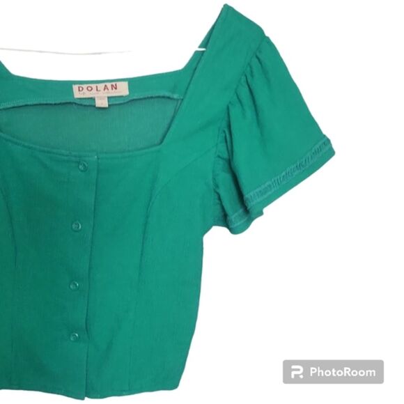 Dolan Left Coast Structured Flutter Top - S - Picture 3 of 11